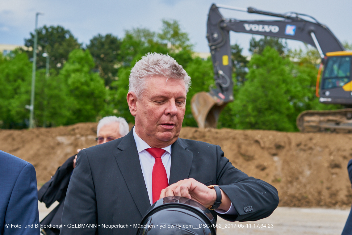 11. Mai 2017 - Grundsteinlegung für die LOGE und dem Kulturquadrat in Neuperlach